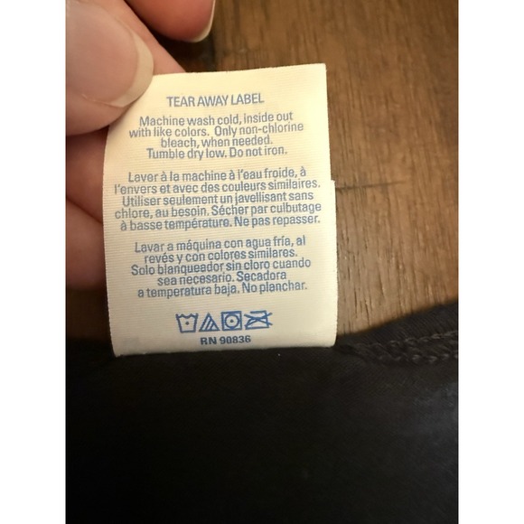 Kicking Cancer's ass tank top black floral XL Port & Co Womens - Picture 5 of 5